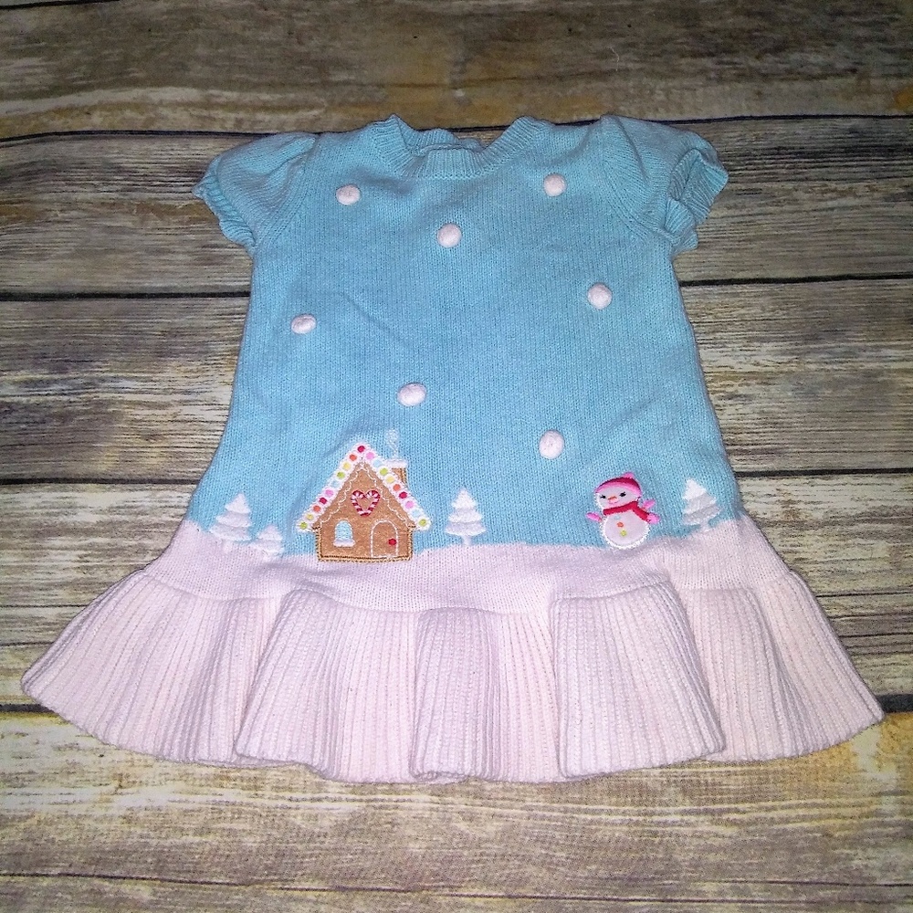 Beautiful Gymboree sweater dress 3-6 months